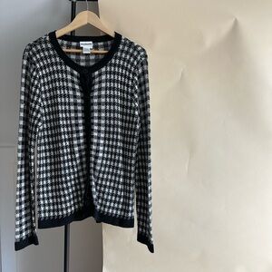 Vintage Square Knit Cardigan (Sized S/M)